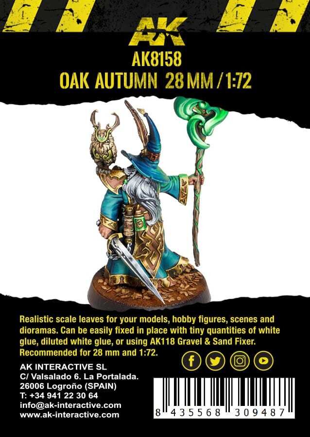AK Interactive AK8158 Dioramas Oak Autumn Leaves