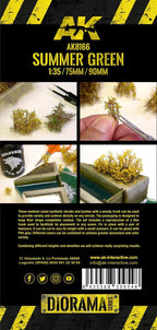 AK Interactive AK8166 Dioramas Summer Green Shrubberies