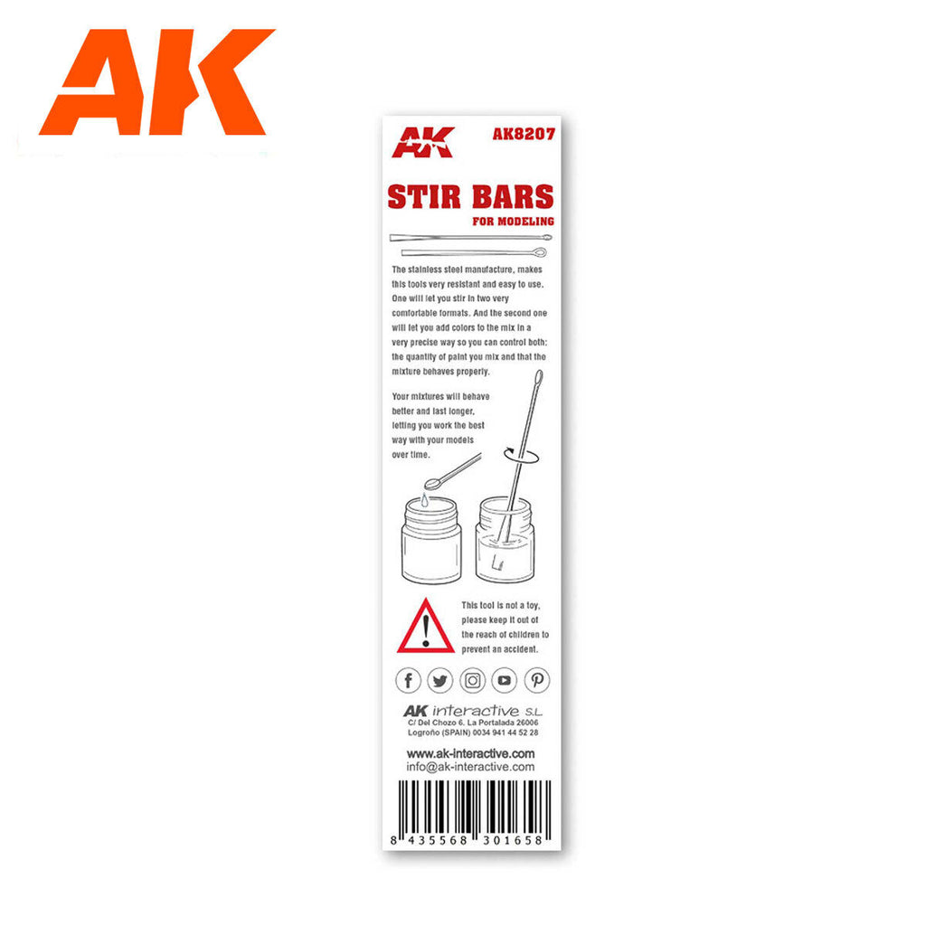 AK Interactive AK8207 Modelling Stirring Bars