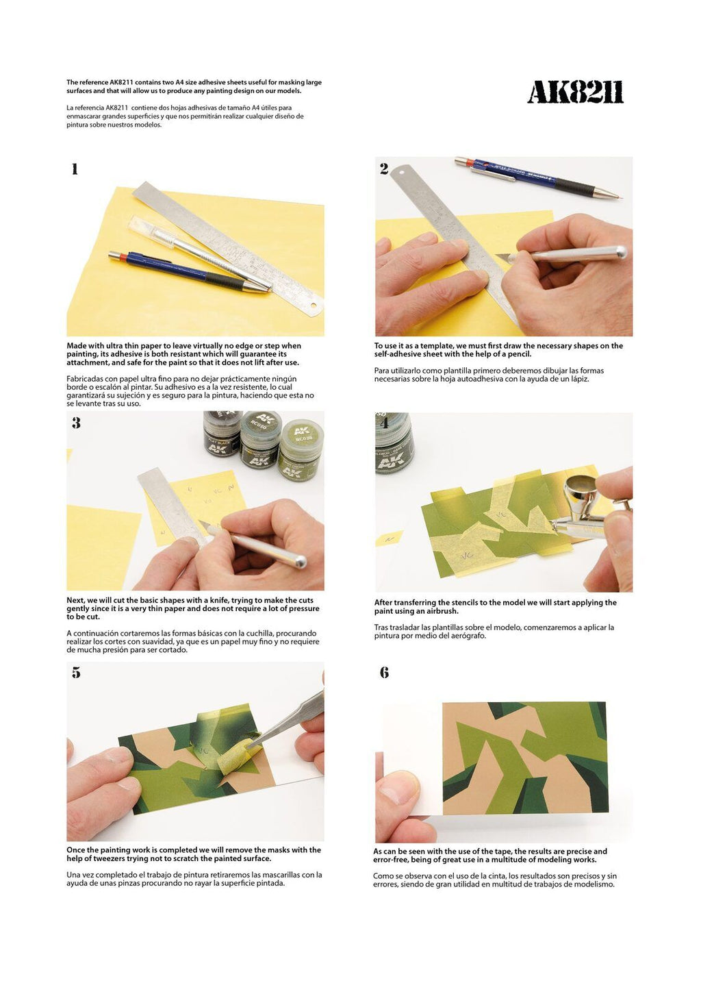 AK Interactive Masking Sheet A4 - 2 units (2)