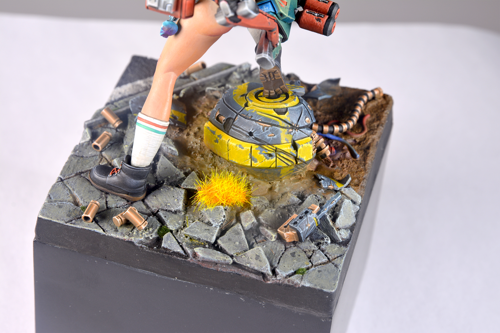 AK Interactive Dioramas Orange Wargame Tufts (4)