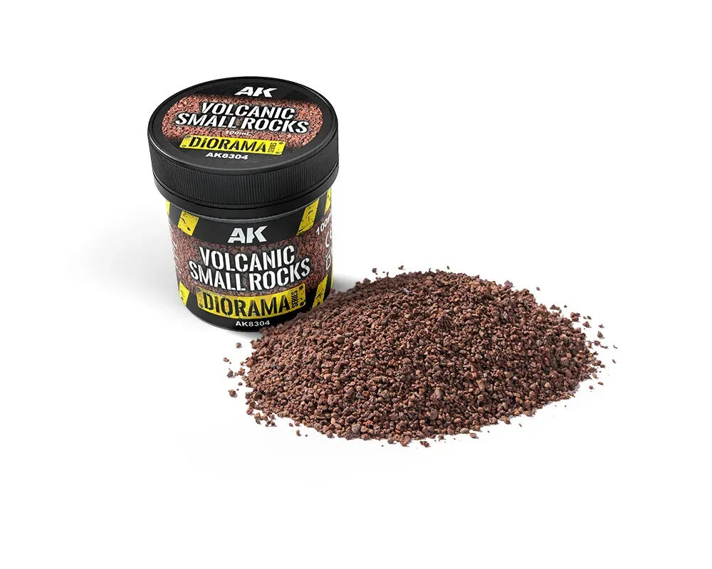 AK Interactive AK8304 Dioramas Volcanic Small Rocks 100ml
