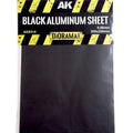 AK Interactive AK8314 Black Aluminium Sheet 150Âµm 200x250mm
