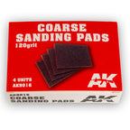 AK Interactive Coarse Sanding Pads 120 grit 4 units