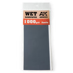 AK Interactive Wet Sandpaper 1000 Grit 3 units