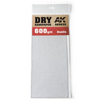 AK Interactive Dry Sandpaper 600 Grit 3 units
