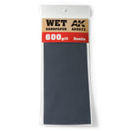 AK Interactive Wet Sandpaper 600 Grit 3 units