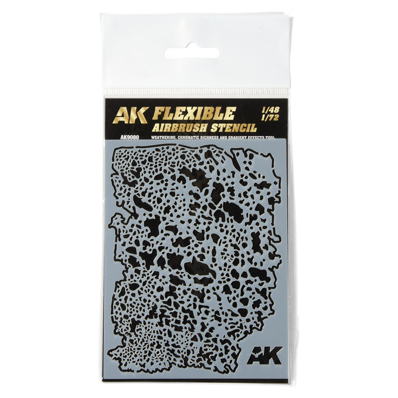 AK Interactive AK9080 Flexible Airbrush Stencil