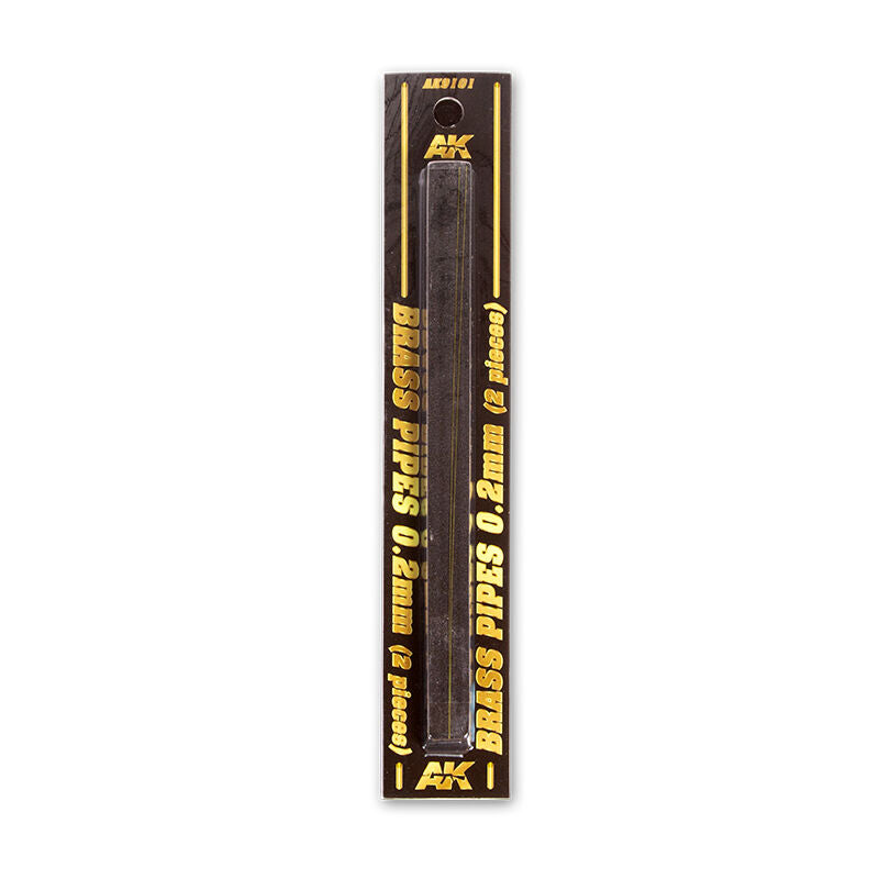 AK Interactive Brass Pipes 02mm 2 Units