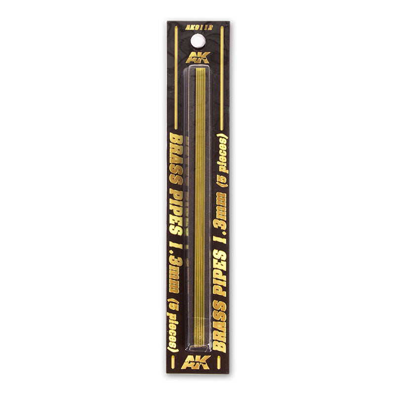 AK Interactive Brass Pipes 13mm 5 Units