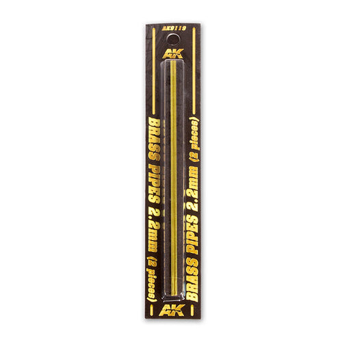 AK Interactive Brass Pipes 22mm 2 Units