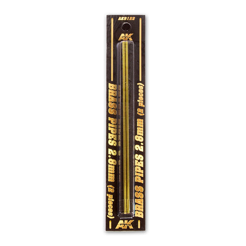 AK Interactive Brass Pipes 28mm 2 Units