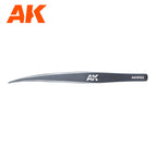 AK Interactive Hg Angled Tweezers 02 (Flat-End) (2)