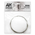 AK Interactive AK9305 Copper Wire 0.45mm x 5 Meters Silver