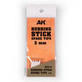 AK Interactive AK9318 Rubbing Stick Spare Tips 3mm