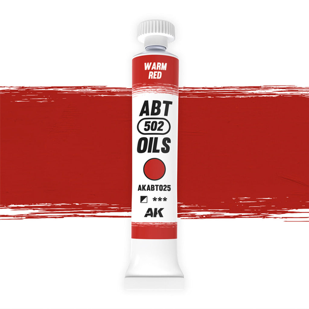 AK Interactive ABT 502 Warm Red 20ml Oil Paint