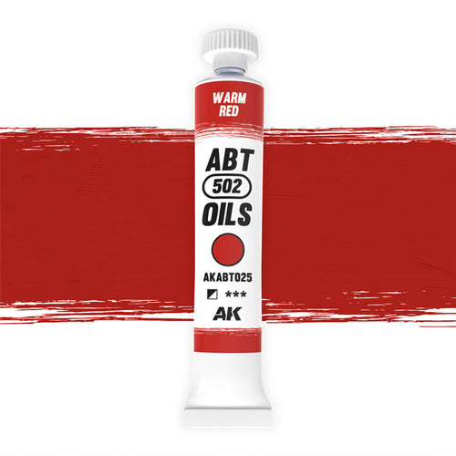 AK Interactive ABT 502 Warm Red 20ml Oil Paint