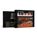 AK Interactive AKABT304 Rust & Red Colours Oil Paint Set