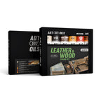 AK Interactive AKABT311 Leather & Wood Colours Oil Paint Set