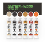 AK Interactive AKABT311 Leather & Wood Colours Oil Paint Set