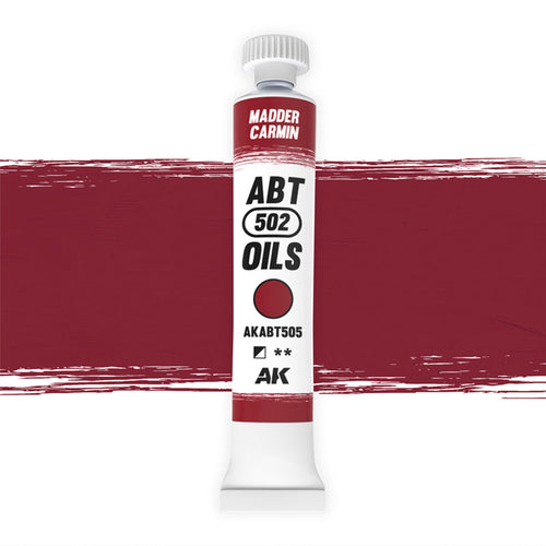 AK Interactive ABT 502 Madder Carmin 20ml Oil Paint