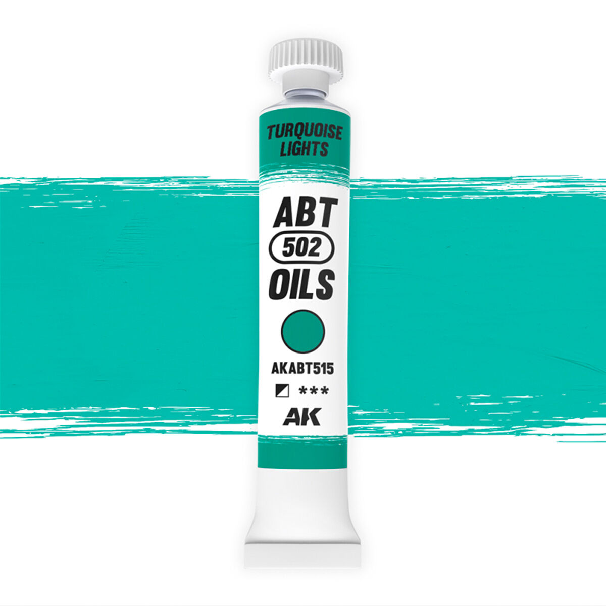 AK Interactive AKABT515 Turquoise Lights 20ml Oil Paint