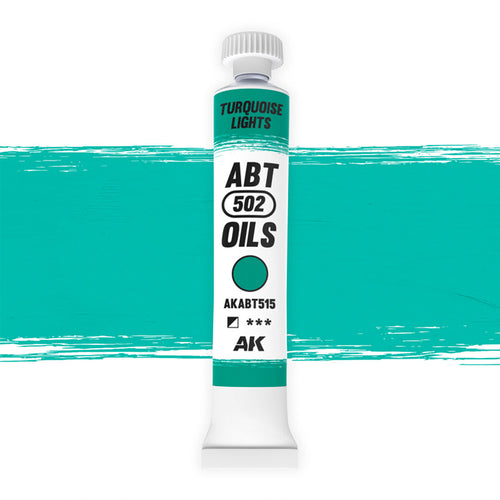 AK Interactive AKABT515 Turquoise Lights 20ml Oil Paint