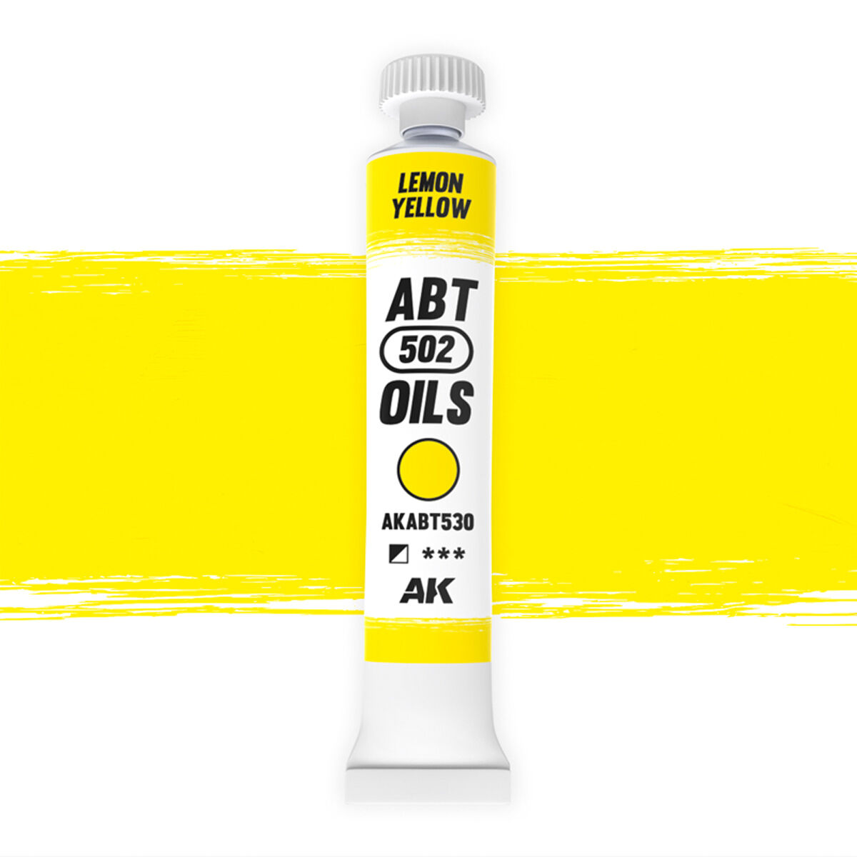 AK Interactive ABT 502 Lemon Yellow 20ml Oil Paint