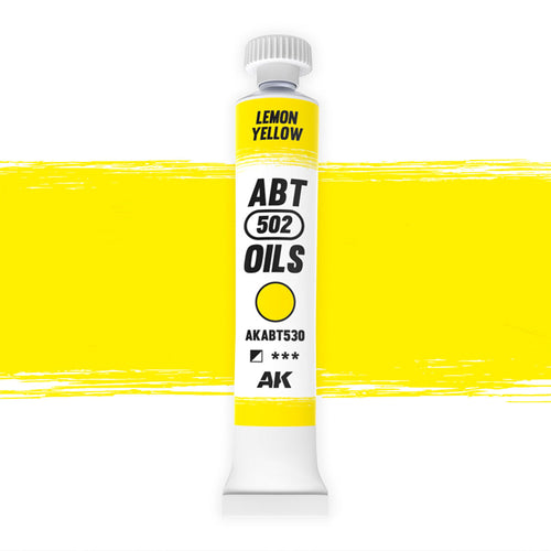 AK Interactive ABT 502 Lemon Yellow 20ml Oil Paint