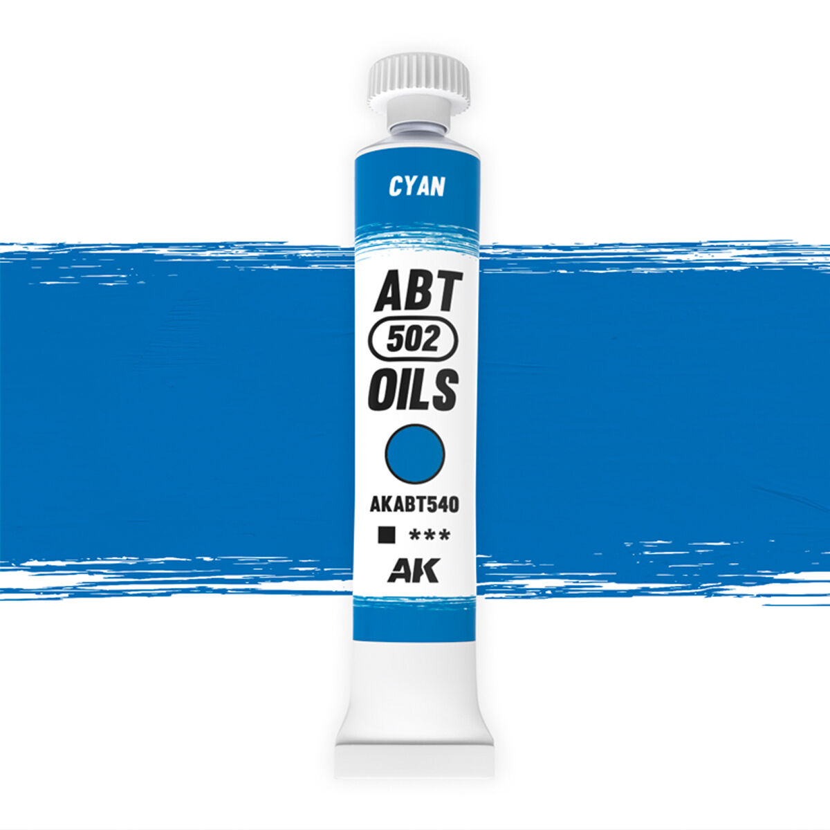 AK Interactive ABT 502 Cyan 20ml Oil Paint