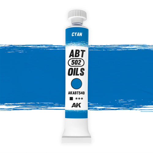 AK Interactive ABT 502 Cyan 20ml Oil Paint