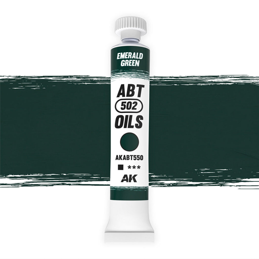 AK Interactive ABT 502 Emerald Green 20ml Oil Paint