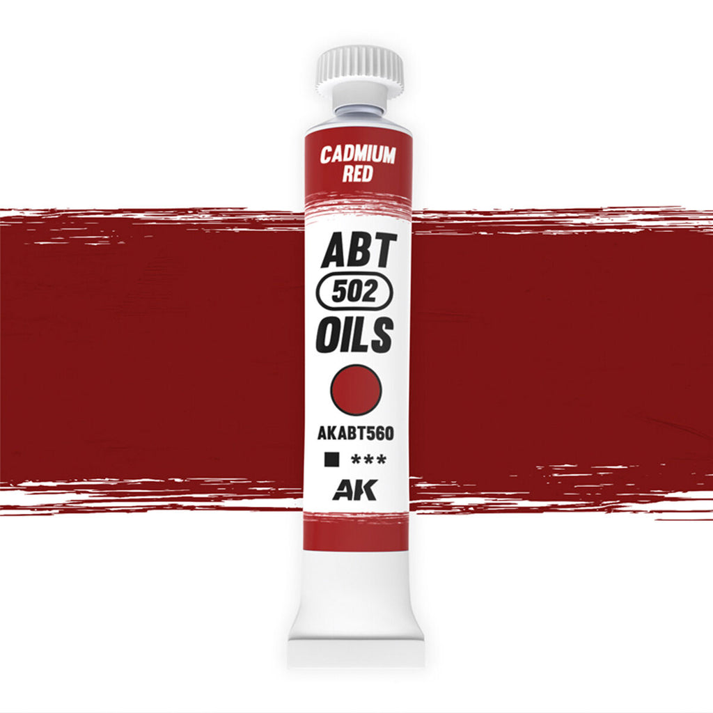 AK Interactive ABT 502 Cadmium Red 20ml Oil Paint