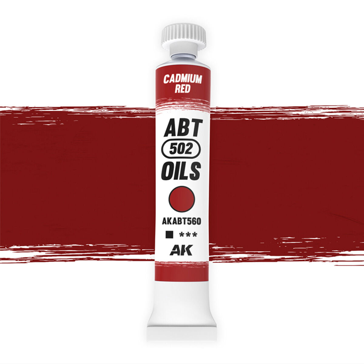 AK Interactive ABT 502 Cadmium Red 20ml Oil Paint