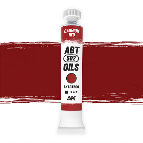 AK Interactive ABT 502 Cadmium Red 20ml Oil Paint