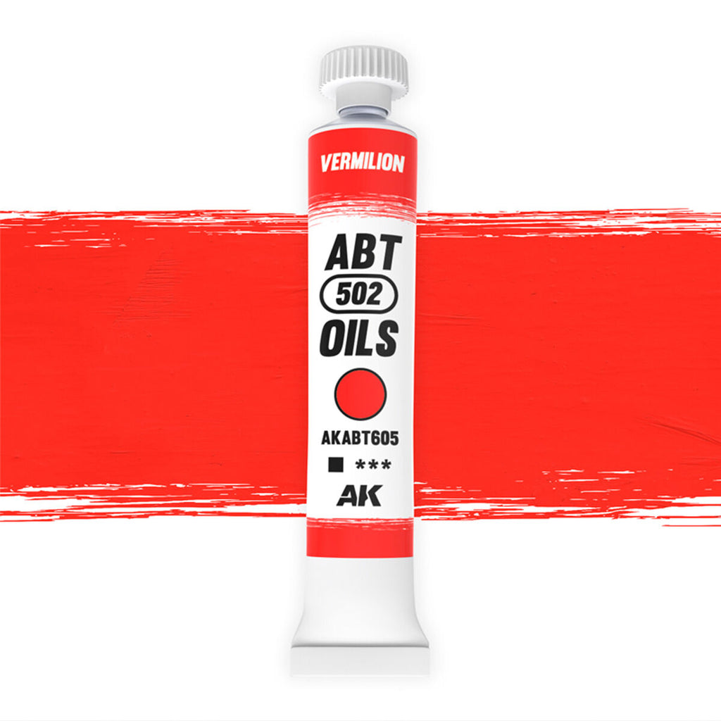 AK Interactive ABT 502 Vermilion 20ml Oil Paint