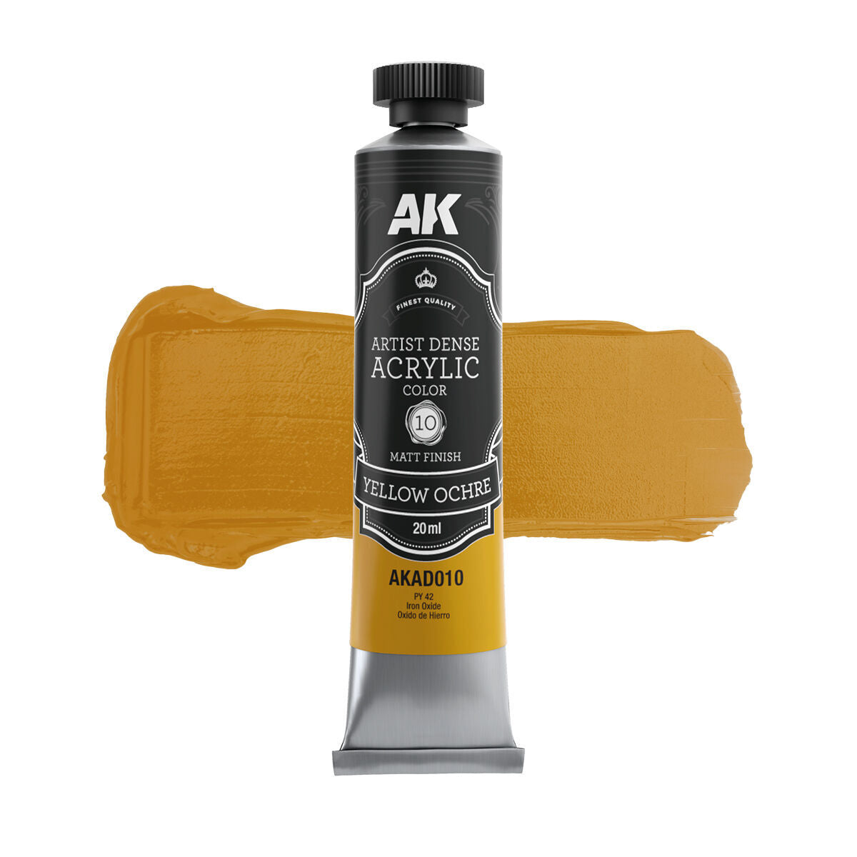 AK Interactive Artist Dense Acrylic Yellow Ochre 20ml