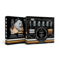 AK Interactive Artist Dense Acrylic Black & White Set (6 Tubes 20 ml)