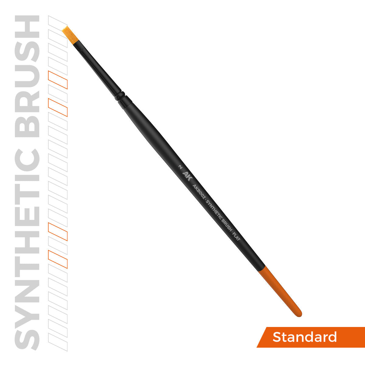 AK Interactive AKB002 Synthetic Brush Flat 2
