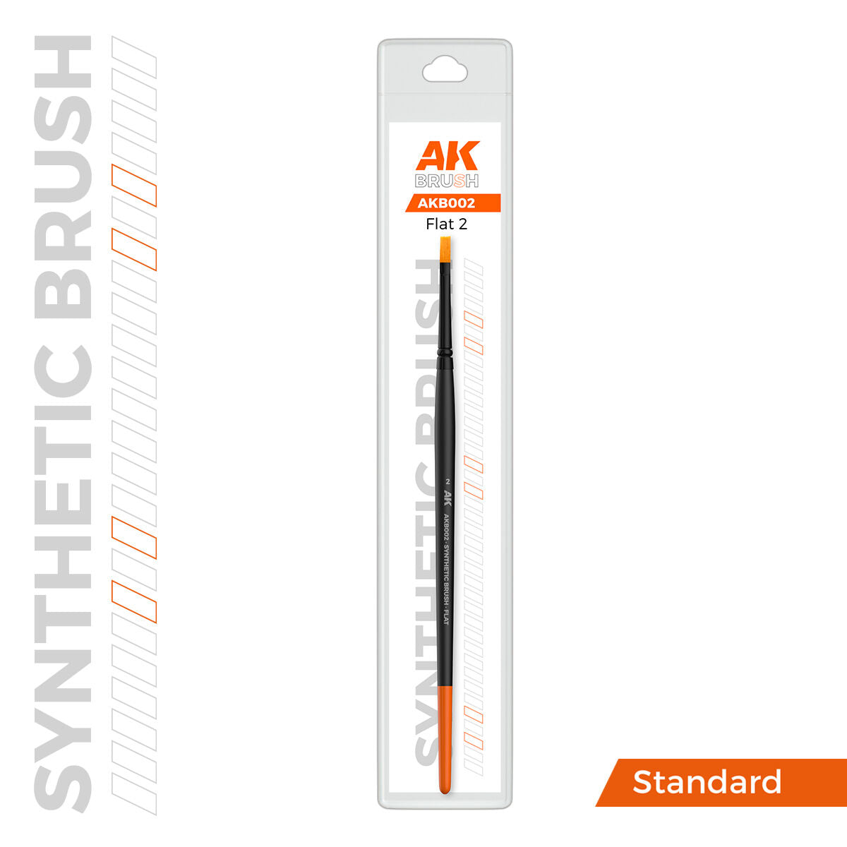 AK Interactive AKB002 Synthetic Brush Flat 2