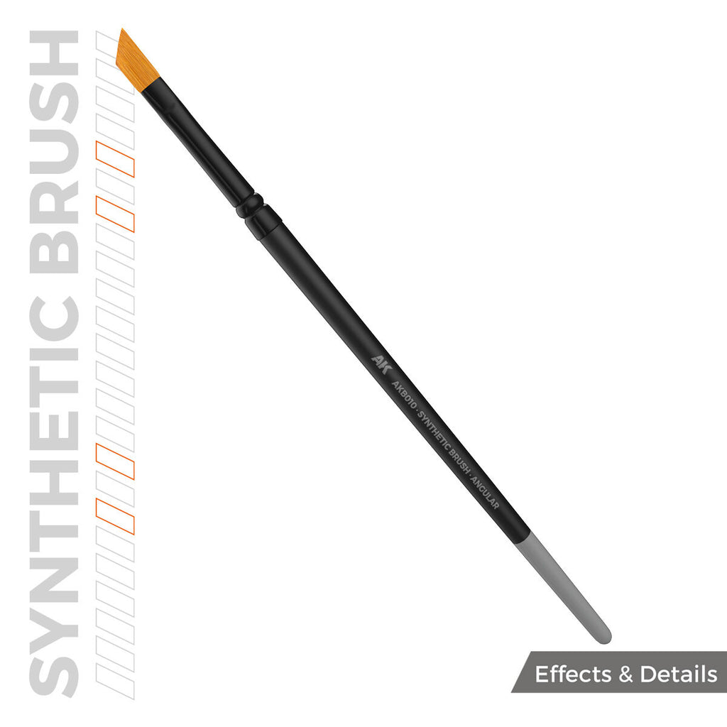 AK Interactive AKB010 Synthetic Brush Angular