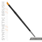 AK Interactive AKB010 Synthetic Brush Angular