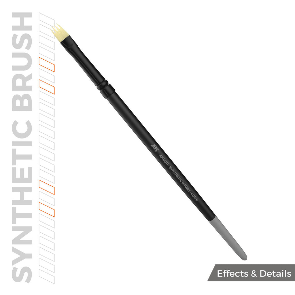 AK Interactive AKB011 Synthetic Brush Comb