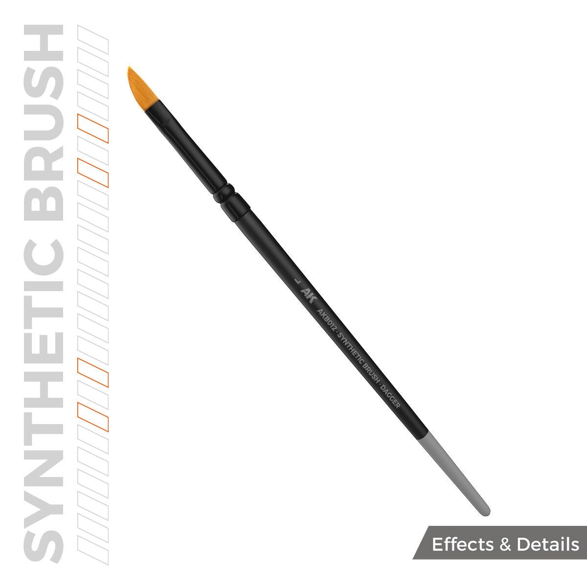 AK Interactive AKB012 Synthetic Brush Dagger L