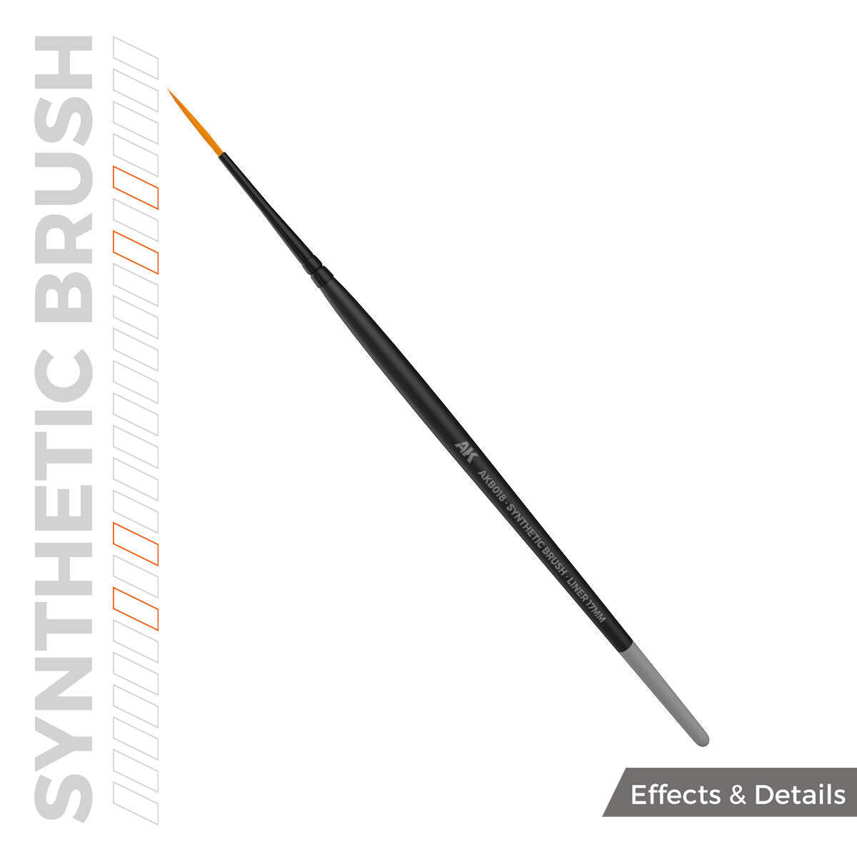 AK Interactive AKB018 Synthetic Brush Liner 17mm