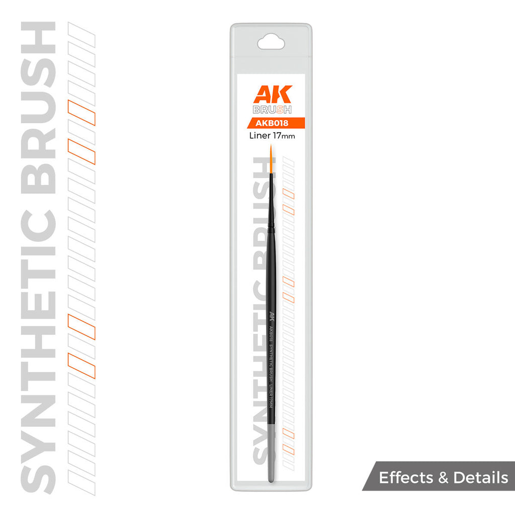 AK Interactive AKB018 Synthetic Brush Liner 17mm