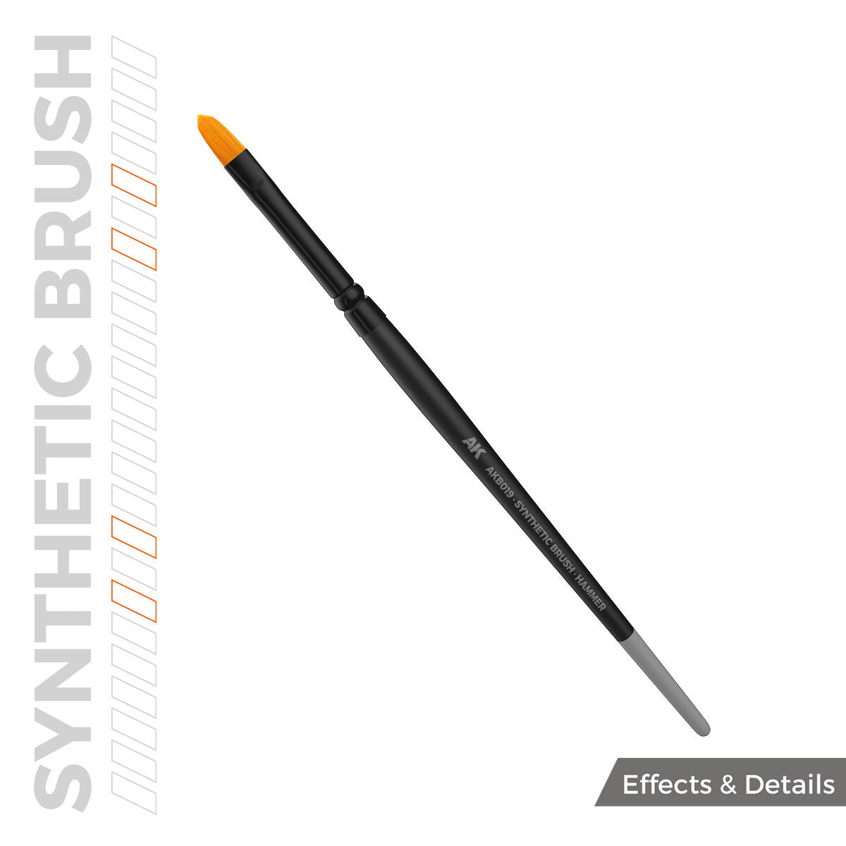 AK Interactive Synthetic Brush - Hammer (2)