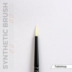 AK Interactive AKB020 Synthetic Tabletop Brush Size 0