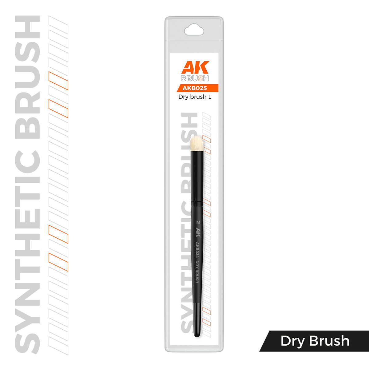 AK Interactive AKB025 Synthetic Dry Brush Large