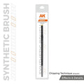 AK Interactive AKB029 Synthetic Brush Chipping Technique Angular